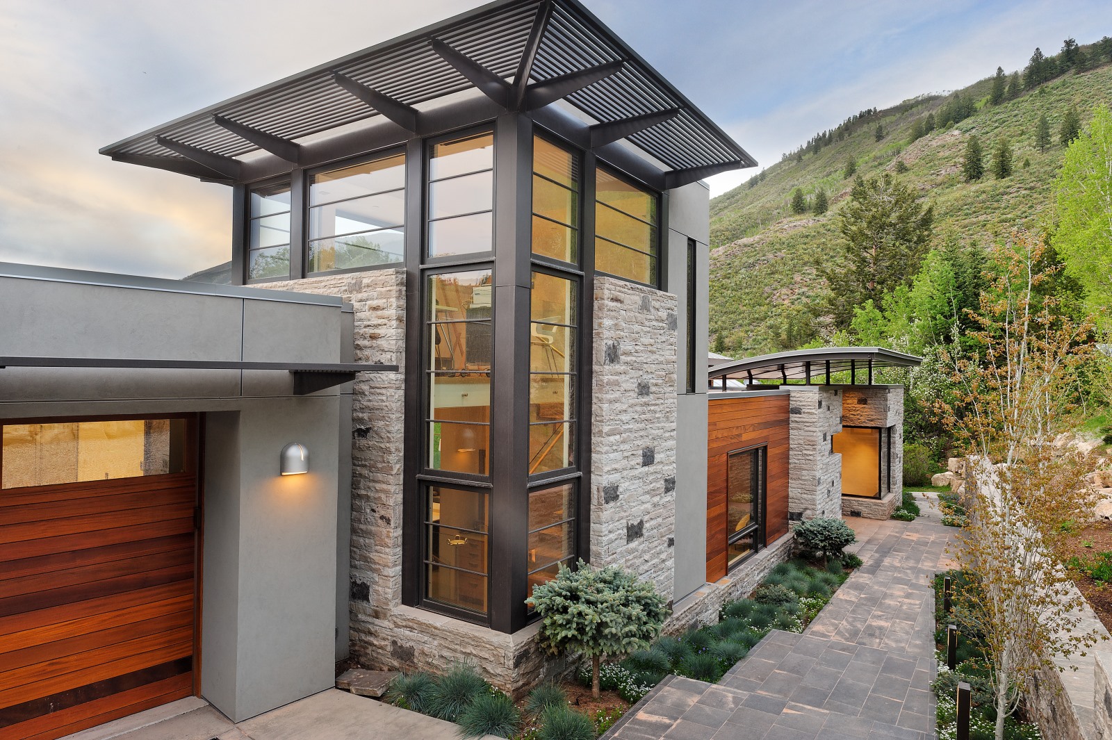 contemporary mountain aspen rental home