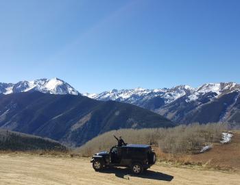 Off-Roading on the back side of Aspen Mountain